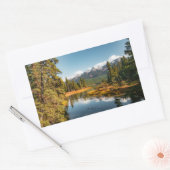 Raketbergen Rechthoekige Sticker (Envelop)