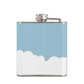 Raketbrandstof Funny Alcohol Drink Humor Quote Heupfles (Achterkant)