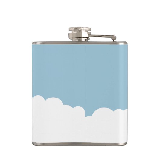 Raketbrandstof Funny Alcohol Drink Humor Quote Heupfles (Achterkant)