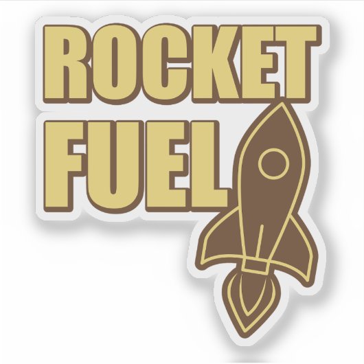 Raketbrandstof Sticker (Voorkant)