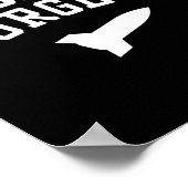 raketchirurg fysica science grap voor college gr poster (Hoek)