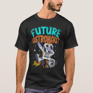 Rakete Buitenruimte Wetenschap Universum Dabbing T T-shirt