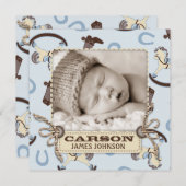 Raketende Paardenjongen Aankondiging (Voorkant / Achterkant)