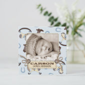 Raketende Paardenjongen Aankondiging (Staand voorkant)