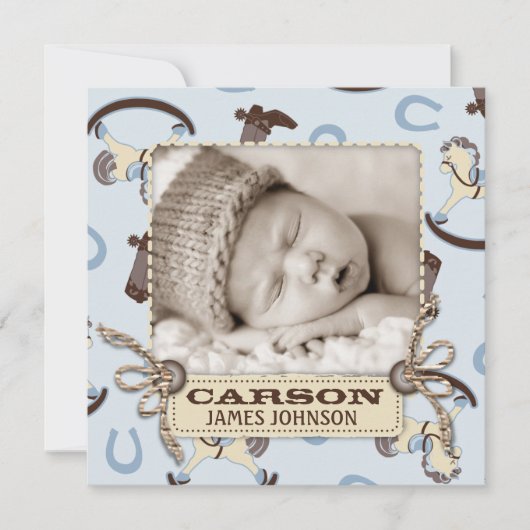 Raketende Paardenjongen Aankondiging (Voorkant)