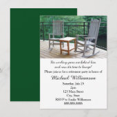 Raketende Paardenpartij voor Porch Chairs Kaart (Voorkant / Achterkant)