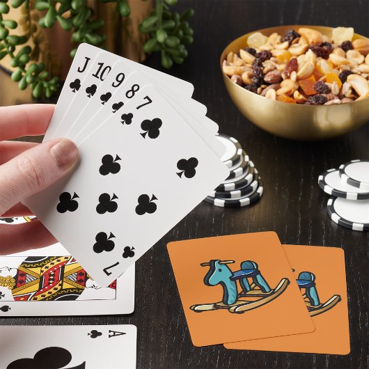 Raketenkaarten voor paardenspelen pokerkaarten
