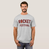 raketfestival t-shirt (Voorkant volledig)