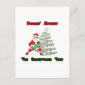 Raketjes rond Kerstmis bedankt Briefkaart (Voorkant)