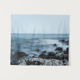 Raketkant met slecht water wandkleed
