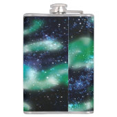 Raketkolf van glas heupfles (Achterkant)