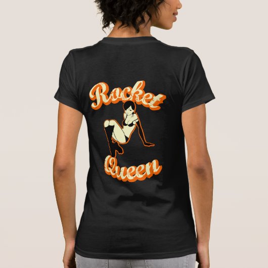 raketkoninginnen  t-shirt (Achterkant)