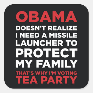 Raketlanceerinrichtingen Vierkante Sticker