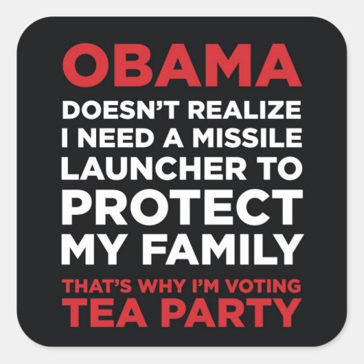 Raketlanceerinrichtingen Vierkante Sticker (Voorkant)