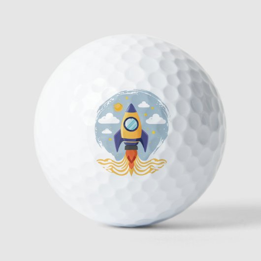 Raketlancering Golfballen (Voorkant)