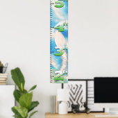 Raketlancering Groeigrafiek Poster (Thuiskantoor)