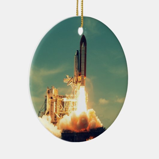 Raketlancering Keramisch Ornament (Rechts)