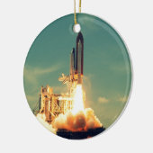 Raketlancering Keramisch Ornament (Links)