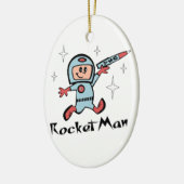 RaketMan Keramisch Ornament (Links)