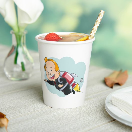 RaketMan Papieren Bekers