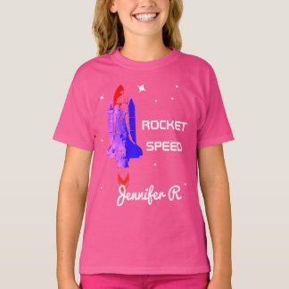 Raketmeisjes ruimte t-shirt