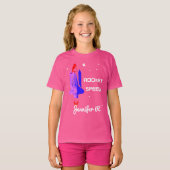 Raketmeisjes ruimte t-shirt (Voorkant volledig)