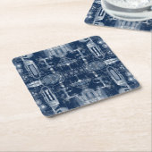 Raketontwerp Blauwdrukken Technische tekening Kartonnen Onderzetters (Schuin)