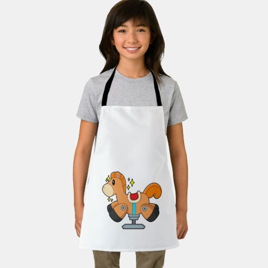 Raketpaard Schort (Insitu)