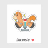 Raketpaard Sticker (Vel)