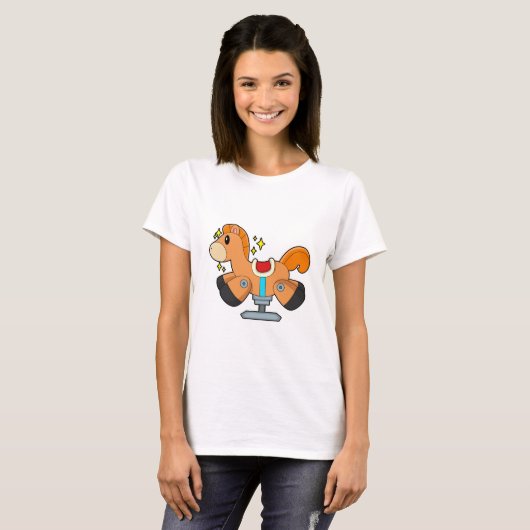 Raketpaard T-shirt (Voorkant volledig)