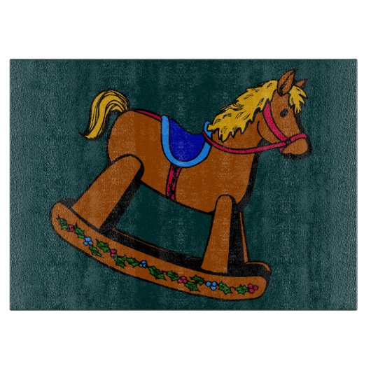 Raketpaardenknipplank Snijplank (Voorkant)