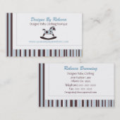 Raketpaarse Visitekaartjes (Voorkant / Achterkant)