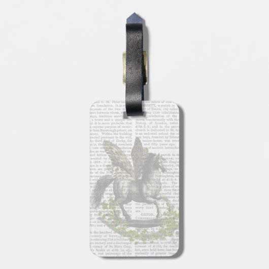 Raketpaarse vlucht 2 bagagelabel (Achterkant verticaal)