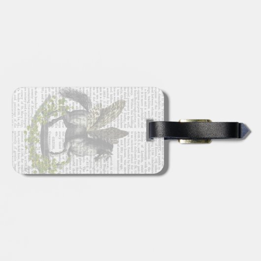 Raketpaarse vlucht 2 bagagelabel (Achterkant horizontaal)