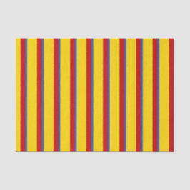 Raketpapier met rode strepen tissuepapier