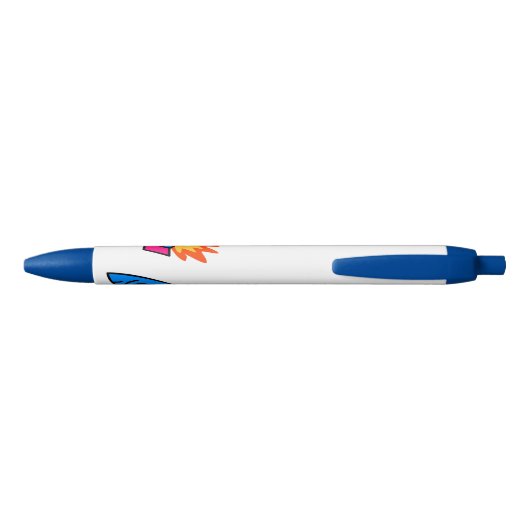 Raketpen Zwarte Inkt Pen (Achterkant)