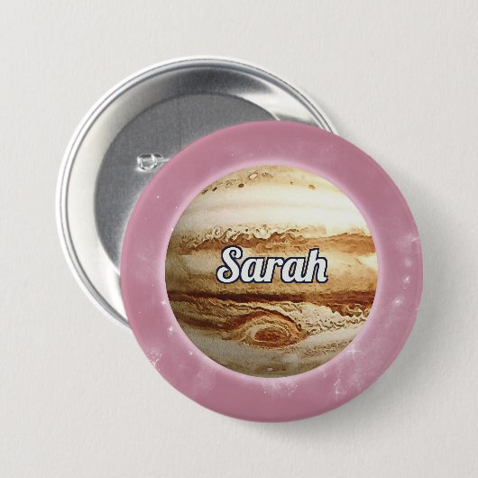 Raketplaneten voor buitenruimtes Galaxy Guest-Butt Ronde Button 7,6 Cm (Voorkant /achterkant)