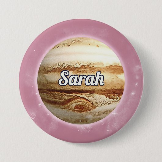 Raketplaneten voor buitenruimtes Galaxy Guest-Butt Ronde Button 7,6 Cm (Voorkant)