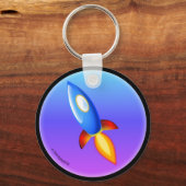 Raketraket sleutelhanger (Voorkant)