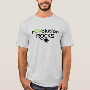 Raketraketten voor elektrische voertuigen - EV T-shirt