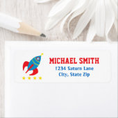 Raketretouradreslabel buitenruimte etiket (Insitu)