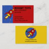Raketrood geel Visitekaartje (Voorkant / Achterkant)