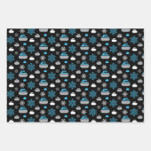 Raketrotsen wikkelen papierbladen - assortiment inpakpapier vel (Voorkant)