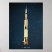 Raketruimte Apollo 11-moonlanding Poster (Voorkant)