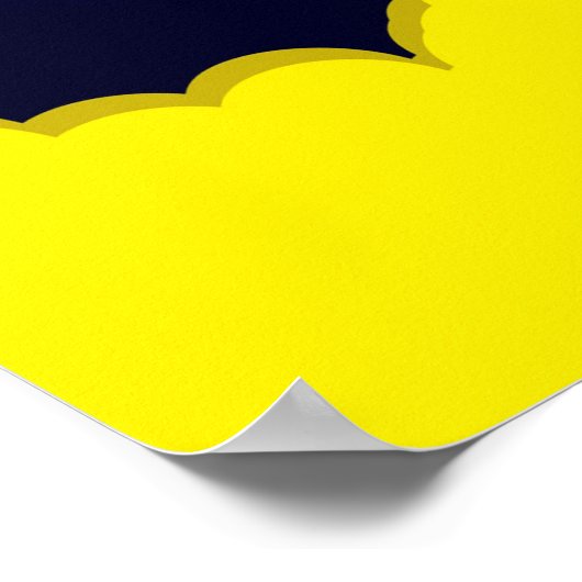 Raketruimteschip astrologie astronaut poster (Hoek)