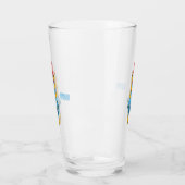 Raketscheepsillustratie cartoon glas (Links)