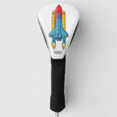 Raketscheepsillustratie cartoon golfheadcover (Voorkant)