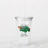 Raketschildpad Acryl Drinkbeker (Voorkant)