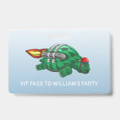 Raketschildpad Badge (Achterkant)