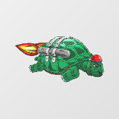 Raketschildpad Raamsticker (Vel)